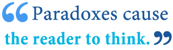 Paradox in a sentence 
