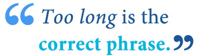 when to use too and to